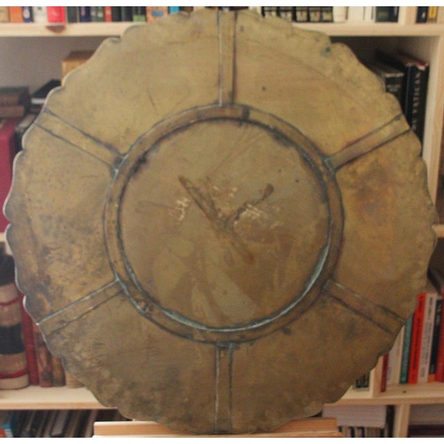 Gold Round Coffee Table, 1950s For Sale - Image 18 of 18