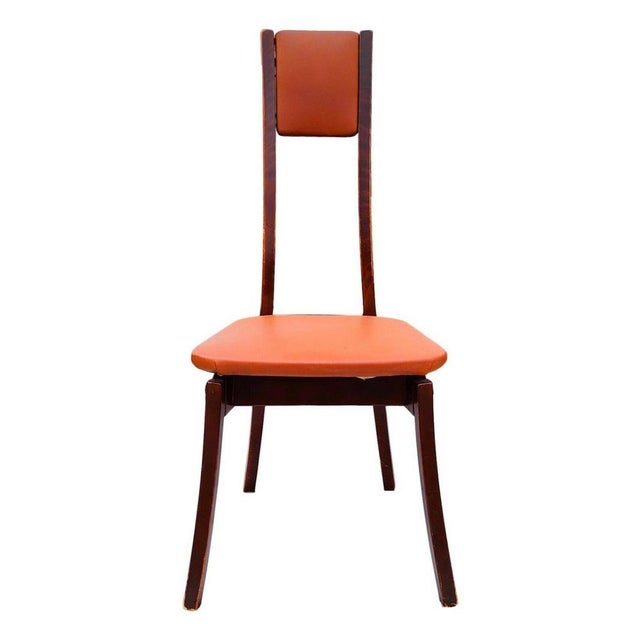 Set of four rare model chairs "program S11", production of furniture source on design by Angelo Mangiarotti, 1972 Made of...