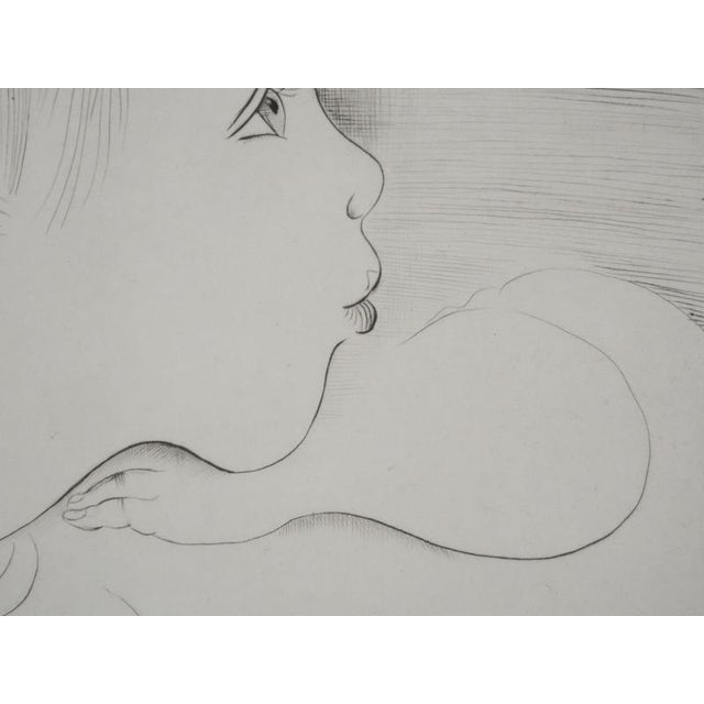Mily Possoz, The Butterfly, Original Signed Engraving For Sale - Image 7 of 10