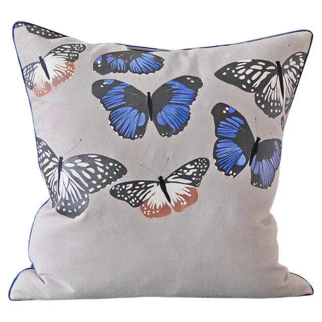 Volo di Farfalle Due Cushion from GAIADIPAOLA For Sale