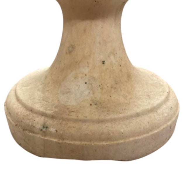 Vintage Italian Carved Marble Finial For Sale - Image 4 of 12