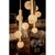 Contemporary Rhoads Chandelier, Alabaster/Natural Brass For Sale - Image 3 of 9