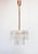 Ceiling Lamp with Ice Crystals and Brass in the style of Kalmar, 1960s For Sale - Image 9 of 9