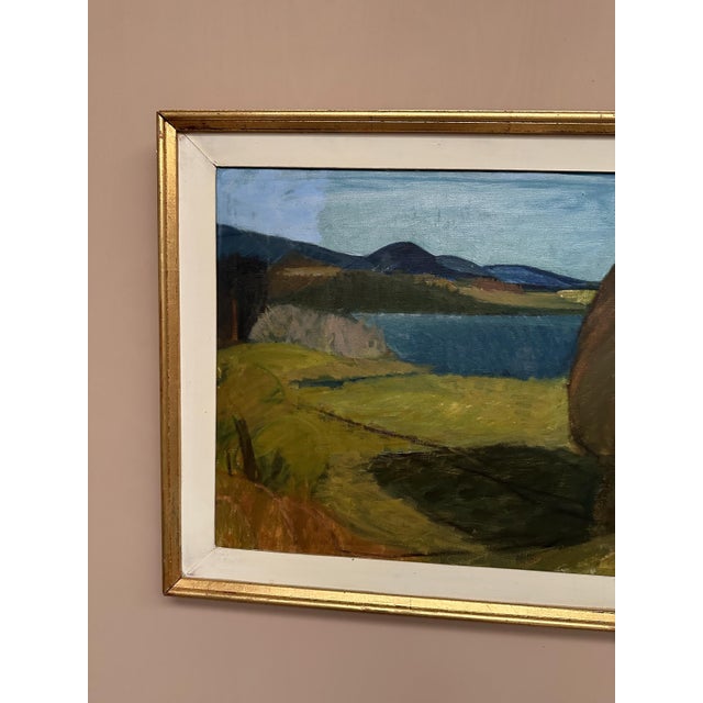 Per Englund, Landscape, 1956, Oil on Canvas For Sale - Image 12 of 15