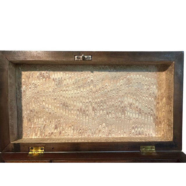 Wood Antique Early 19th Century William IV Regency English Mahogany Tea Sarcophagus Caddy For Sale - Image 7 of 9