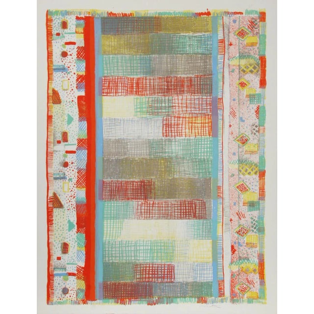 Modern Untitled - V, Robert Natkin Lithograph, Signed in Pencil For Sale - Image 3 of 3