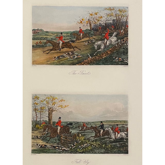 Pair of Fox Hunt Prints From Fore's Sporting Scraps For Sale - Image 6 of 7