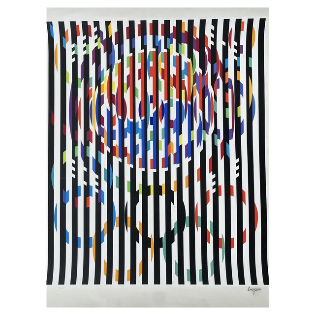 Yaacov Agam, Message of Peace, 1988, Screenprint For Sale