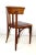 Model 432 chair made of bent beech wood, brown stained and polished, embossed stamp of the manufacturer j.& j. Kohn, the...