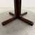 Wood Round Extandable Dining Table in Mahogany For Sale - Image 7 of 10