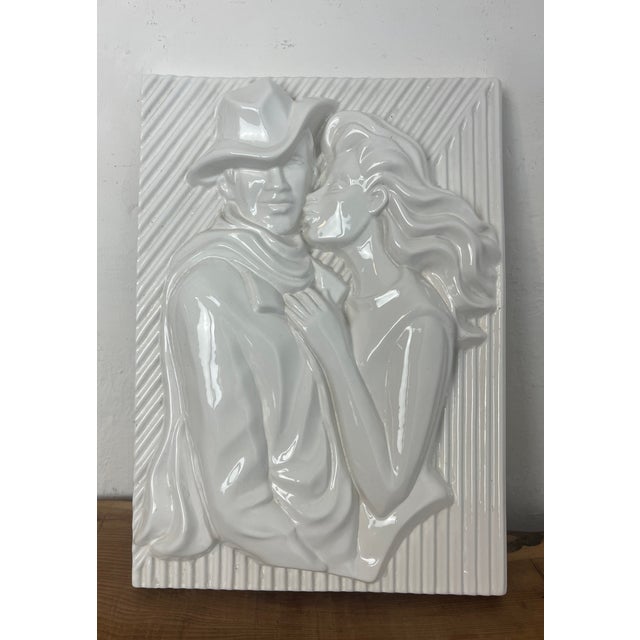 Swedish Pop Art Ceramic Wall Plaque by Ewa Jarenskog for Jie Gantoft, 1970s For Sale - Image 6 of 18