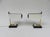 Small Mid-Century Brass, Black & White Bedside Table Lamps, 1950s, Set of 2 For Sale - Image 11 of 18