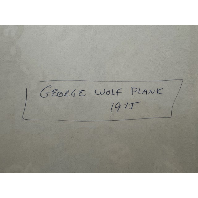 1910s 1915 Original Vanity Fair Magazine Cover, August, George Wolfe Plank, Art Deco, Matted For Sale - Image 5 of 6