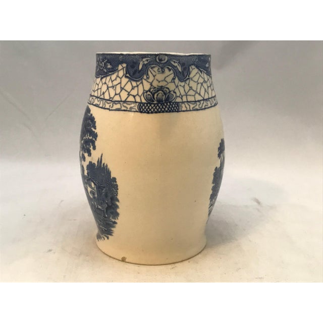 Adams blue transferware landscape pitcher for your consideration. The pitcher measures approx. 6 inches tall and 6 inches...