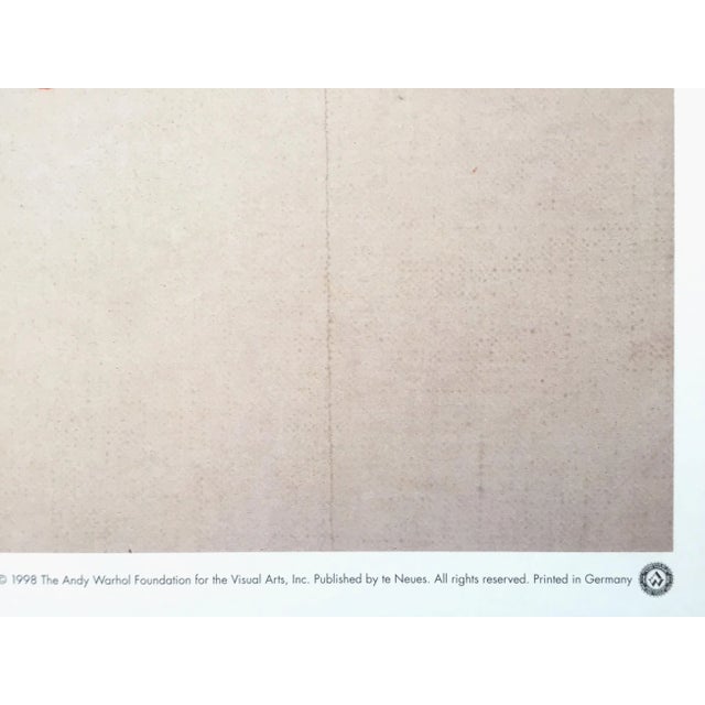 Bottle Green Andy Warhol Foundation Vintage 1998 Lithograph Print Framed Pop Art Poster " Coca - Cola " 1962 For Sale - Image 8 of 13