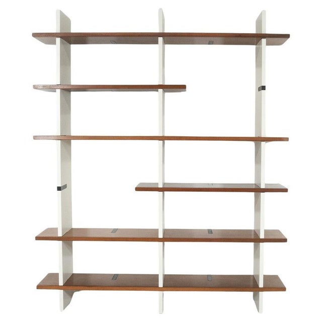 Domino Bookshelf attributed to Eugenio Gerli for Tecno Milano, 1966 For Sale - Image 10 of 10
