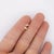 14k Solid Gold Lightning Bolt Dainty Stud Earrings in Screw Back Closure - 2 Pieces For Sale - Image 4 of 7