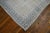1920s White Blue Diamond Antique Indian Agra Cotton Rug 4' X 6' Handknotted Carpet For Sale - Image 4 of 6