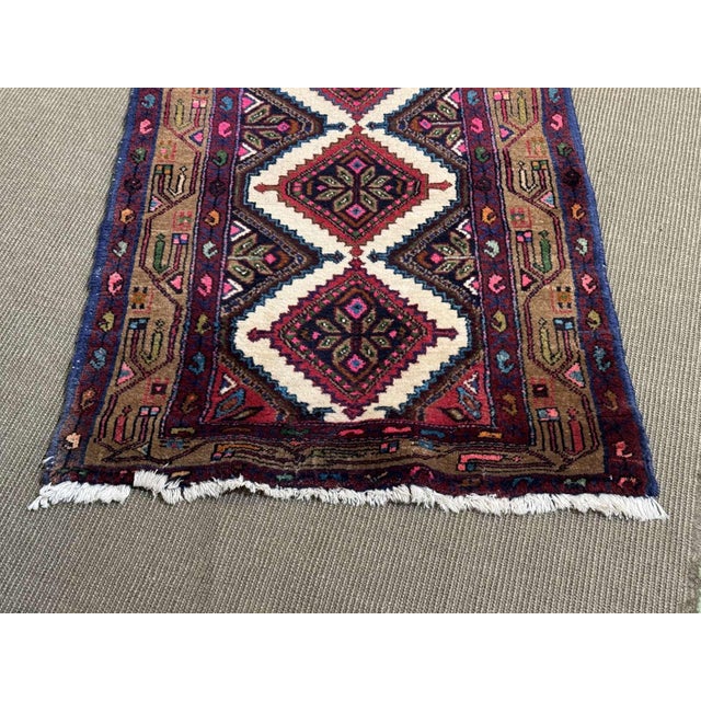 Handmade Middle Eastern Wool Rug For Sale - Image 13 of 15