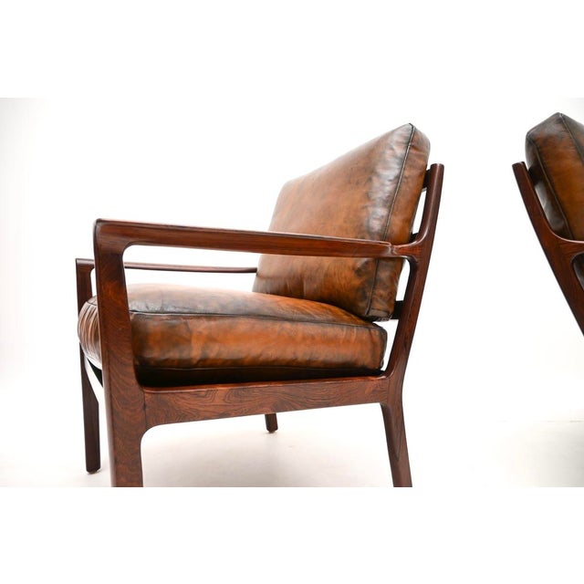 Vintage Scandinavian Chairs by Frederik Kayser from Vatne Lenestolfabrikk, 1960, Set of 2 For Sale - Image 15 of 16