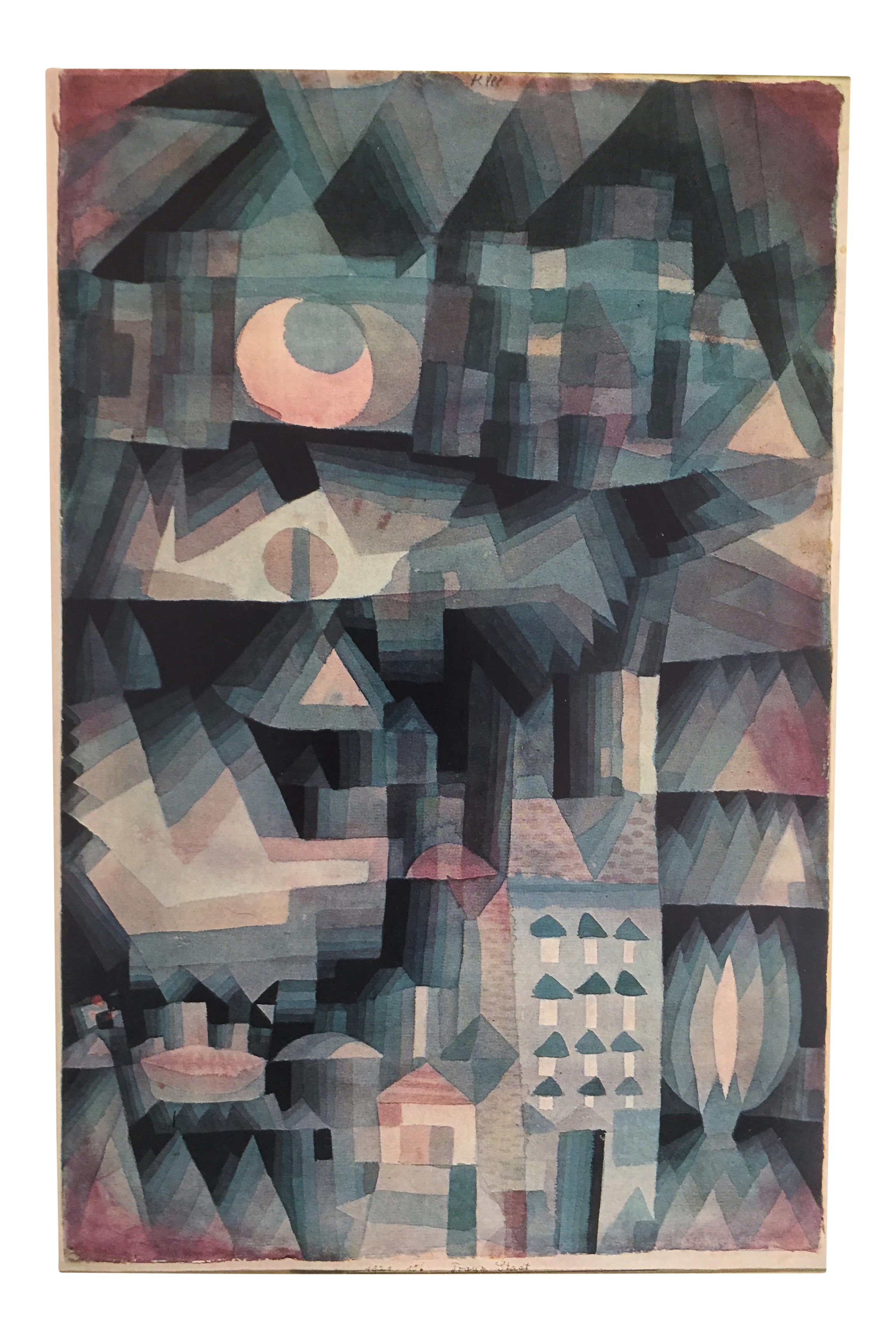 Paul Klee Vintage 1967 Authentic Abstract Modernist