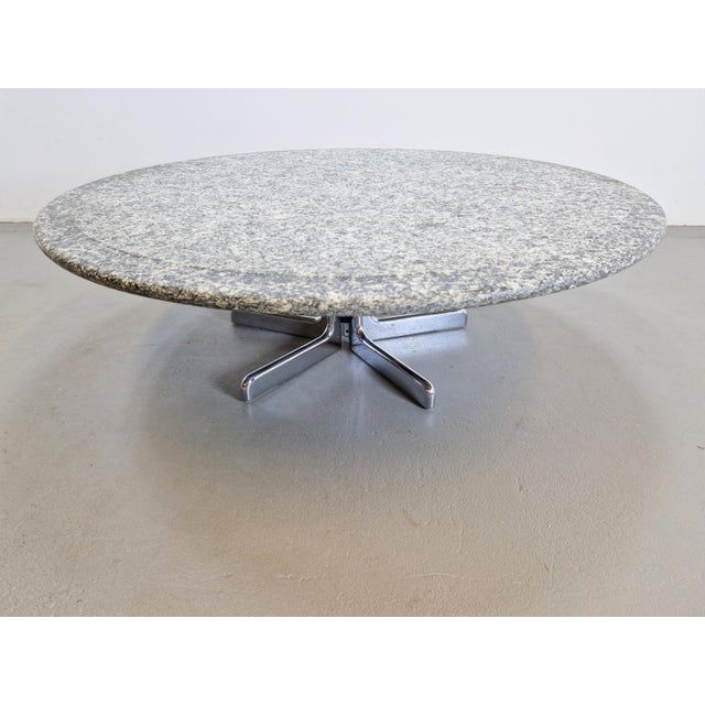 Round Granite Coffee Table by Ammannati & Vitelli for Bruno Brunati, Italy, 1970s For Sale - Image 10 of 15