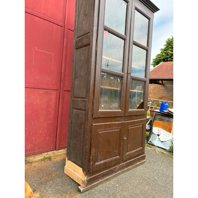 Large storage unit, made of wood (fir). Many possibilities with this unit, which is almost 3 meters tall! (sideboard,...