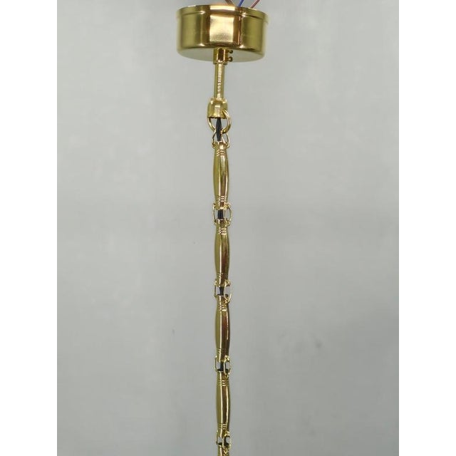 Art Deco Glass Pendant Lamp by Peter Behrens for Siemens, Germany, 1930s For Sale - Image 6 of 11