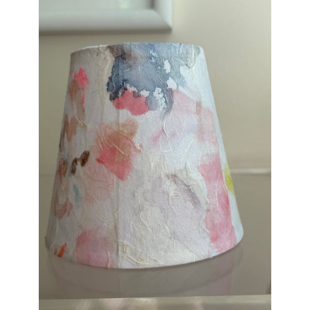 Abstract Candelabra Paper Shades in Giggles (Pair) For Sale - Image 3 of 3