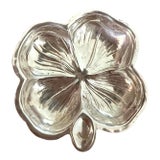 Cartier Sterling Clover Pin Dish For Sale
