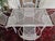 Mid-Century Modern 1960s Salterini Wrought Iron Mid Century Modern 5 Piece Radar Chairs and Table Set For Sale - Image 3 of 7