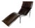 Skye Chaise Lounge in Black Leather by Tord Björklund for Ikea, 1970s For Sale