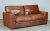 We are delighted to offer for sale this luxury Viva Italian designer tan leather 3 seater sofa. A stunning designer...