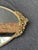 Vintage Floral Oval Mirrored Vanity Tray For Sale - Image 9 of 14