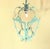 Turquoise Antique Style Solid Brass Hanging Hallway Lantern W/ Etched Starburst Glass For Sale - Image 8 of 16