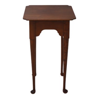 David Lefort Bench Made Country Cherry Occasional Table For Sale