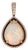 10.12ct Ethiopian Opal Pendant With Natural Diamond Accents in Solid 14k Gold For Sale