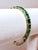 New - made in 2026 24ct natural Zambian emerald cut Emeralds Each emerald is 5x7 / 1ct 14 karat yellow gold, 17.5 grams 7...