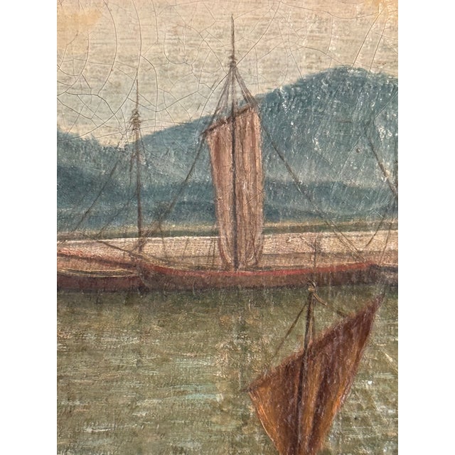 Early 20th Century Impressionist Seascape Oil Painting For Sale In Boston - Image 6 of 8