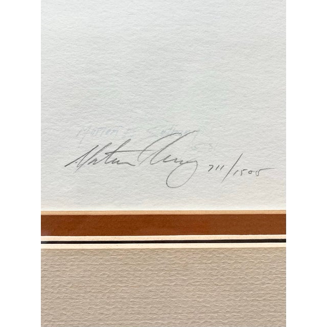 1981 Morten Solberg "Fresh Tracks” Framed & Signed Litho Print For Sale In Dallas - Image 6 of 9