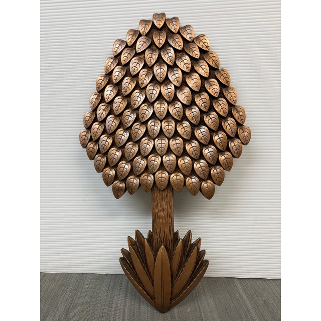 Universal Statuary Corporation Tree of Life Wall Hanging, 1970's For Sale - Image 4 of 12