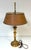 19th Century Louis XVI Style Ormolu Bouillotte Lamp, Ochre Tole Shade For Sale - Image 18 of 18