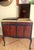 Early 1900's Victor Victrola cabinet that has been professionally and meticulously hand-restored in a luxurious blending...