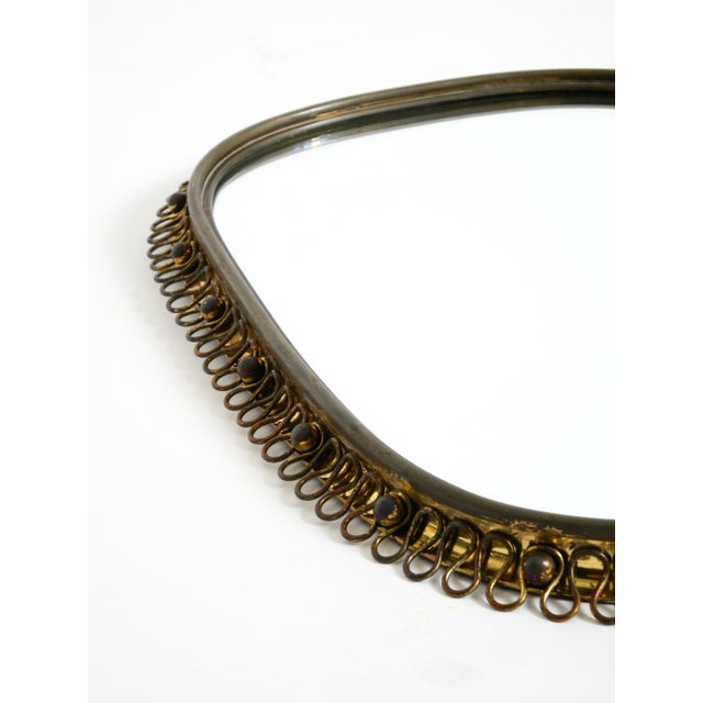 Mid-Century Modern Brass Wall Mirror by Josef Frank for Svenskt Tenn, Sweden, 1950s For Sale - Image 11 of 18