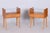 Mid-Century Modern Bedside Tables in Oak and Glass, 1950s, Set of 2 For Sale - Image 11 of 11
