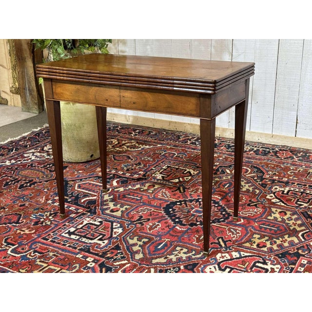 19th Century Games Table in Mahogany and Walnut For Sale - Image 18 of 18