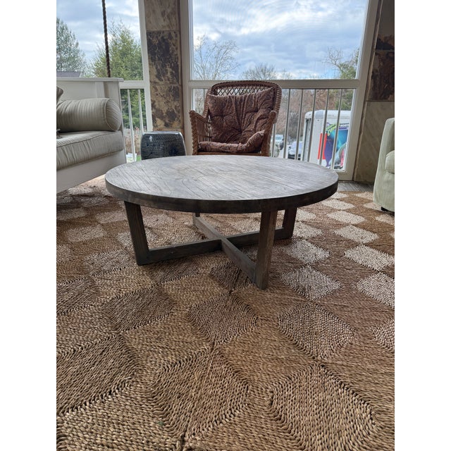 Round Outdoor Coffee Table For Sale - Image 4 of 4