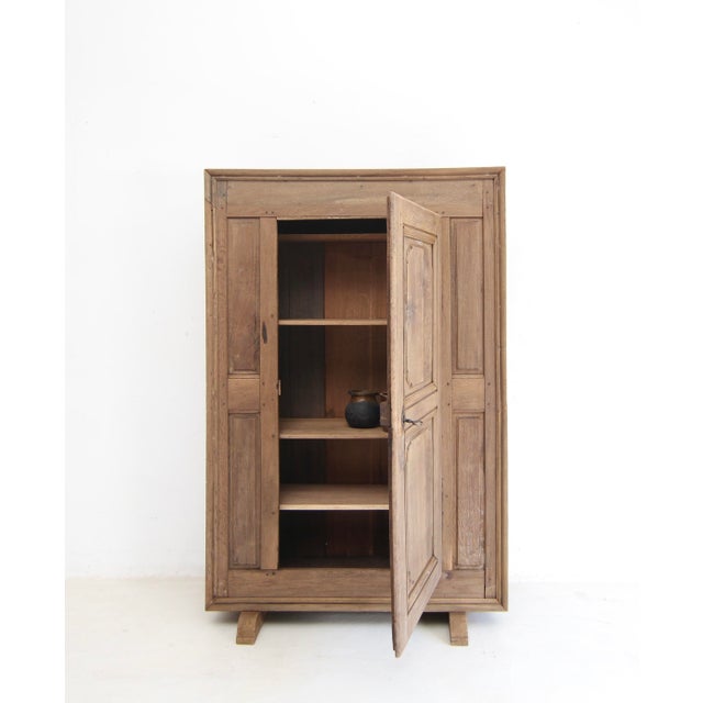 19th Century Primitive Oak Cupboard For Sale - Image 5 of 18