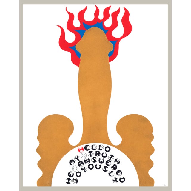 1969 Serigraph by Gerald Laing "D M T 42" Print 20 For Sale