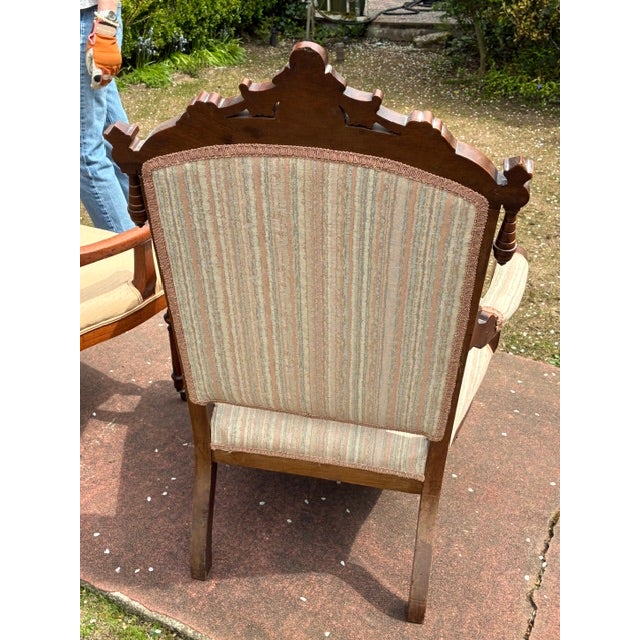 Victorian Antique Eastlake Chair For Sale - Image 3 of 5